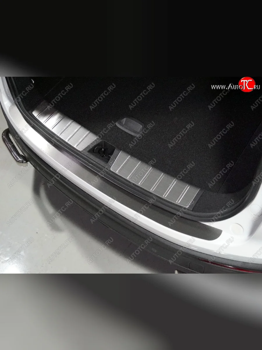 Накладка на задний бампер лист шлифованный, ТСС Тюнинг Geely Coolray SX11 дорестайлинг (2018-2023) (Лист шлифованный)  с доставкой в г. Керчь