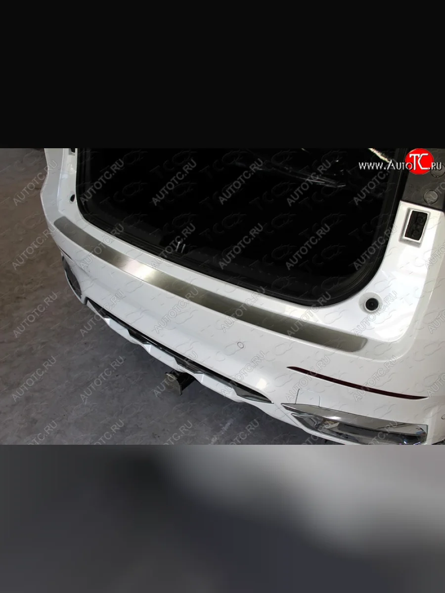 Накладка на задний бампер лист шлифованный, ТСС Тюнинг Haval F7  дорестайлинг (2018-2022) (Лист шлифованный)  с доставкой в г. Пермь