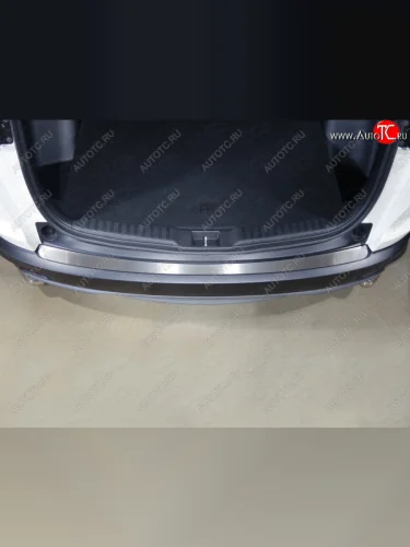 Накладка на задний бампер лист шлифованный, ТСС Тюнинг (Лист шлифованный) Honda CR-V RW,RT дорестайлинг (2016-2020)