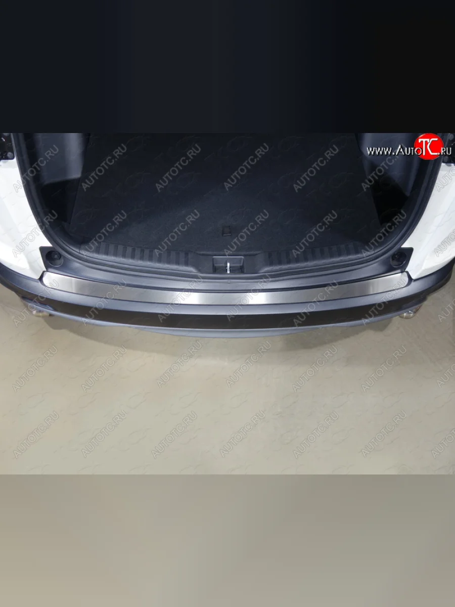 Накладка на задний бампер лист шлифованный, ТСС Тюнинг Honda CR-V RW,RT дорестайлинг (2016-2020) (Лист шлифованный)  в Самаре Самарской области
