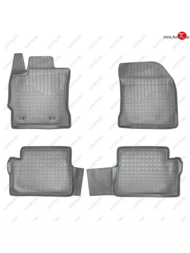Коврики салонные Norplast (серый) Toyota Auris E180 хэтчбэк 5 дв. дорестайлинг (2012-2016)
