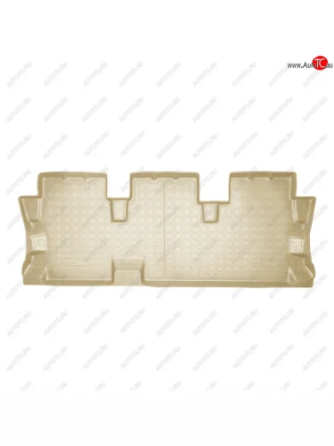Коврики салонные (3 ряд) Norplast (бежевый 3 ряд) Toyota Highlander XU50 дорестайлинг (2013-2017)