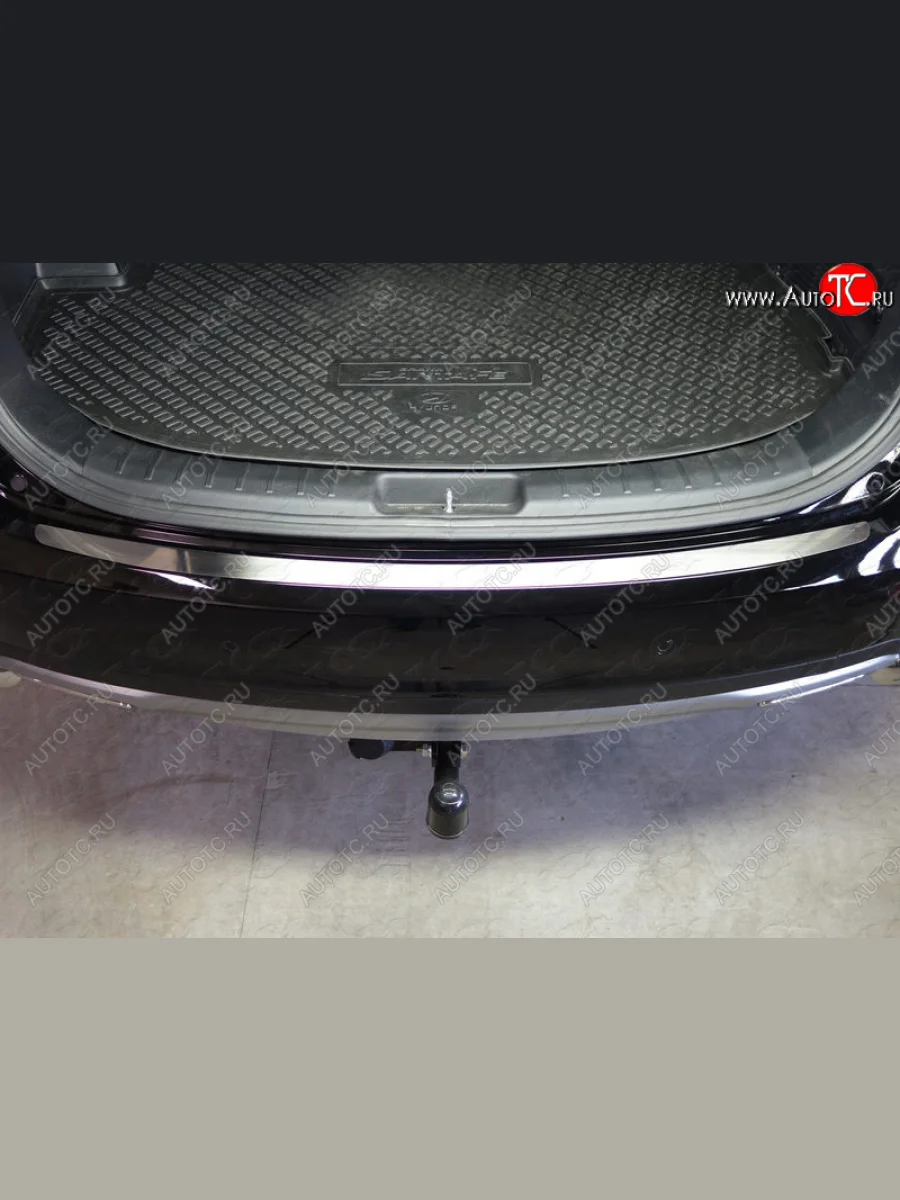 Накладка на задний бампер, ТСС Тюнинг Hyundai Starex/Grand Starex/H1 TQ рестайлинг (2014-2018) (Лист шлифованный)  в Самаре Самарской области