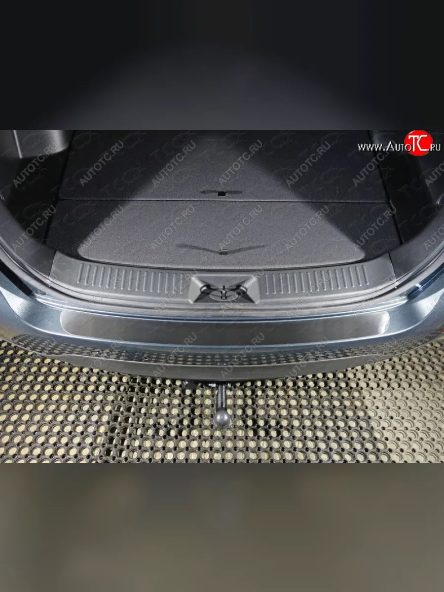 Накладка на задний бампер, ТСС Тюнинг KIA Sorento XM рестайлинг (2012-2015) (Лист шлифованный)  с доставкой в г. Керчь