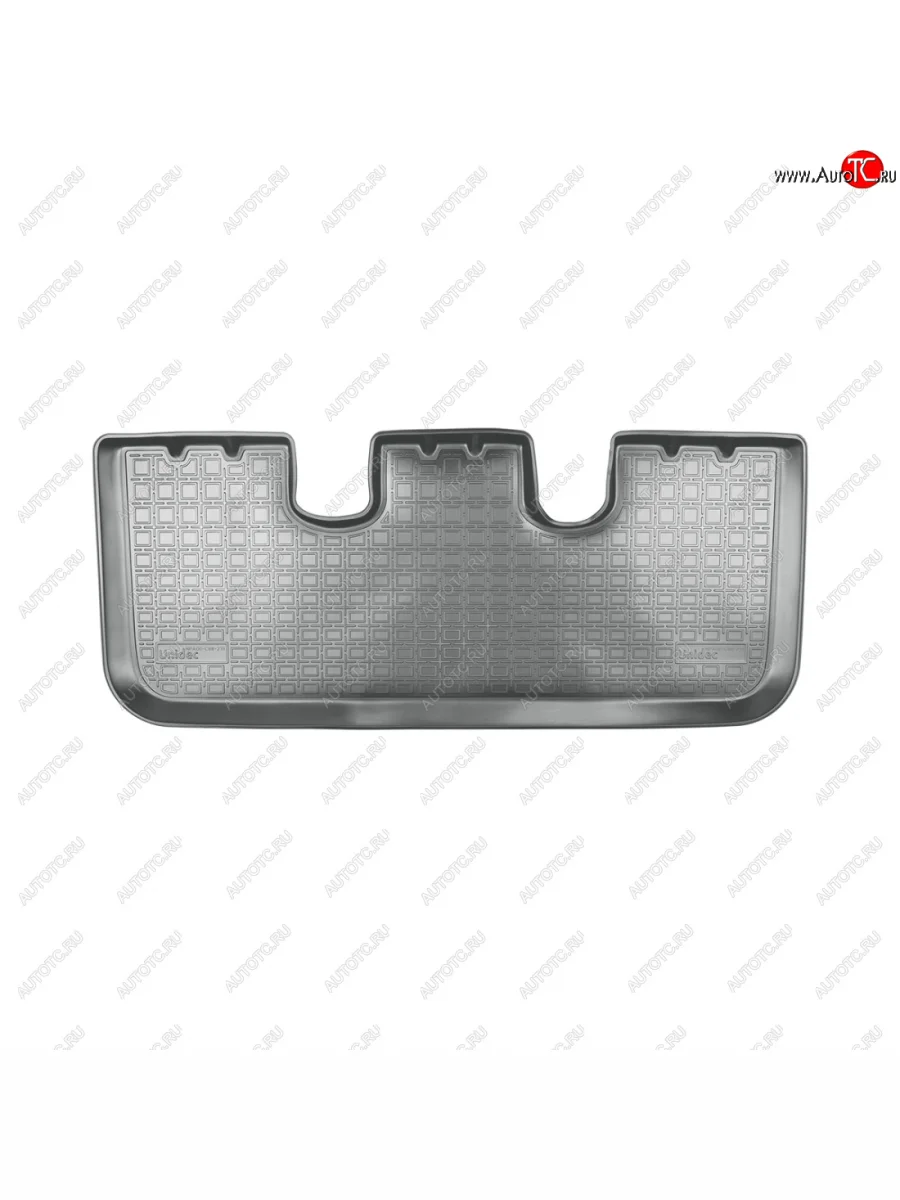 Коврики салонные (3 ряд) Norplast Toyota Fortuner AN50/AN60 2-ой рестайлинг (2011-2015) (серый 3 ряд)  в Керчи Республика Крым
