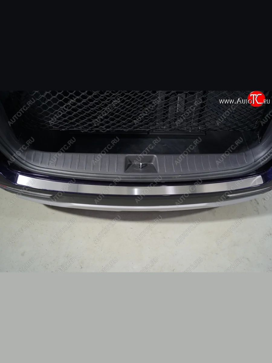 Накладка на задний бампер, ТСС Тюнинг KIA Carnival KA4 минивэн дорестайлинг (2020-2023) (Лист шлифованный)  с доставкой в г. Керчь