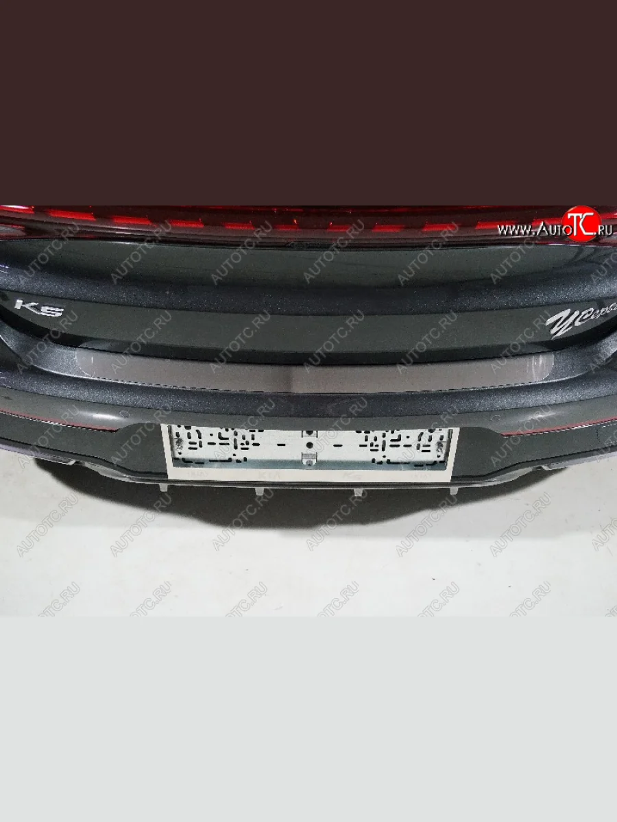 Накладка на задний бампер, ТСС Тюнинг KIA K5 DL (2019-2022) (Лист шлифованный)  в Самаре Самарской области