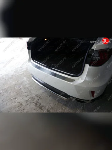 Накладка на задний бампер, ТСС Тюнинг (Лист шлифованный) Lexus RX 200T AL20 дорестайлинг (2015-2017)