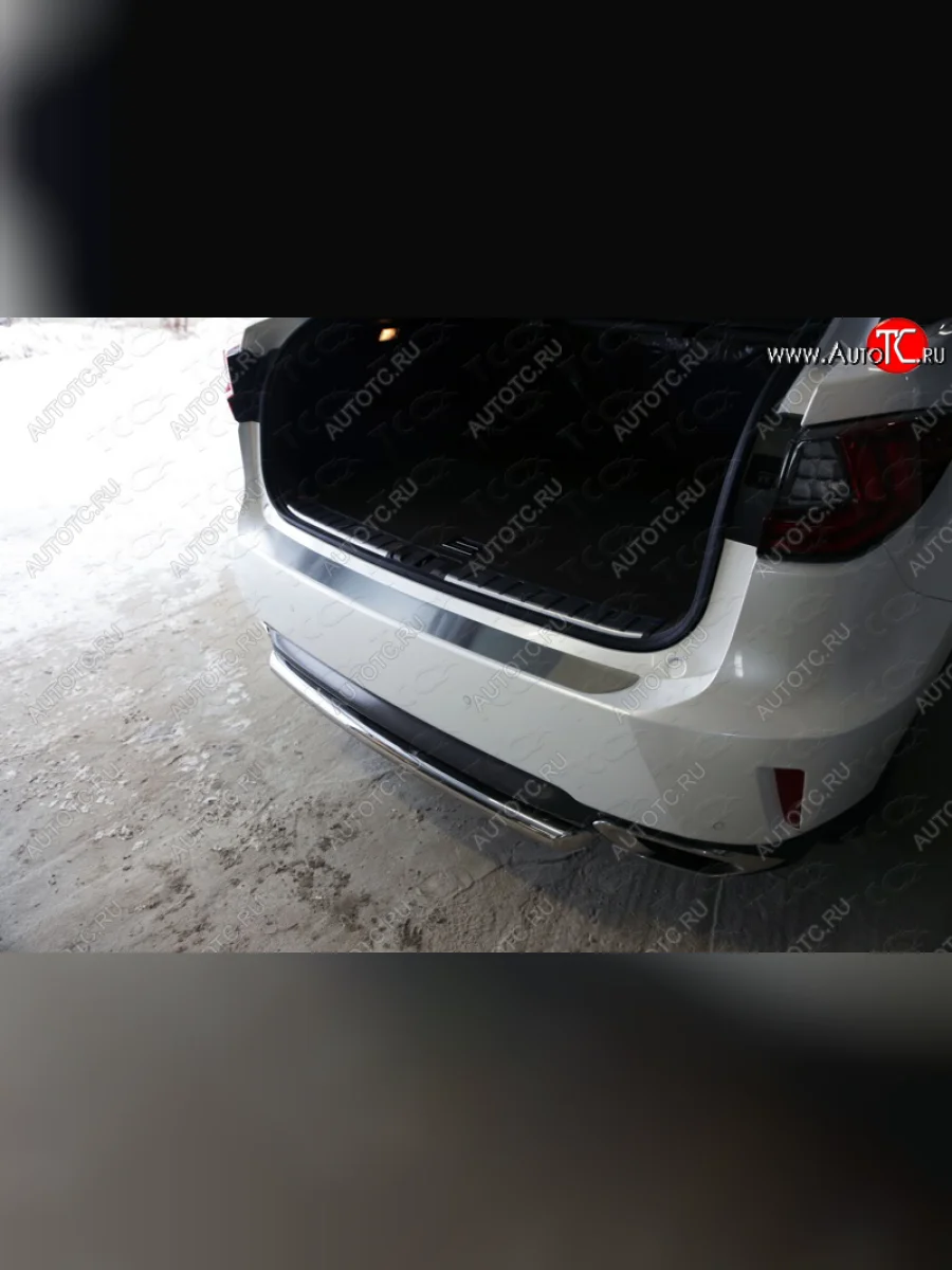 Накладка на задний бампер, ТСС Тюнинг Lexus RX300 XU30 дорестайлинг (2003-2006) (Лист шлифованный)  в Керчи Республика Крым