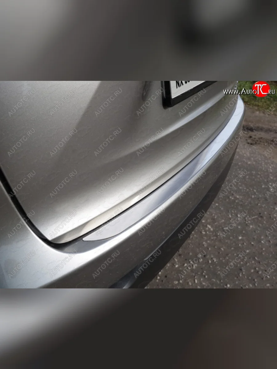 Накладка на задний бампер, ТСС Тюнинг Lexus NX200 Z10 дорестайлинг (2014-2017) (Лист шлифованный)  с доставкой в г. Керчь