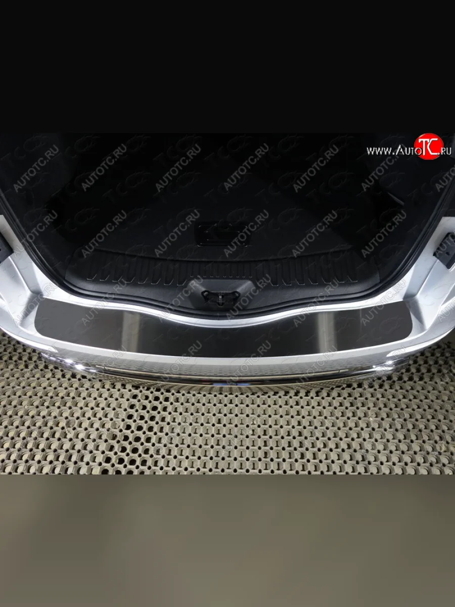 Накладка на задний бампер, ТСС Тюнинг Renault Koleos 2 (2016-2025) (Лист шлифованный)  в Керчи Республика Крым