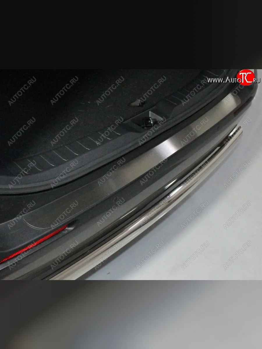Накладка на задний бампер, ТСС Тюнинг Toyota RAV4 XA50 5 дв. дорестайлинг (2018-2025) (Лист шлифованный)  в Керчи Республика Крым