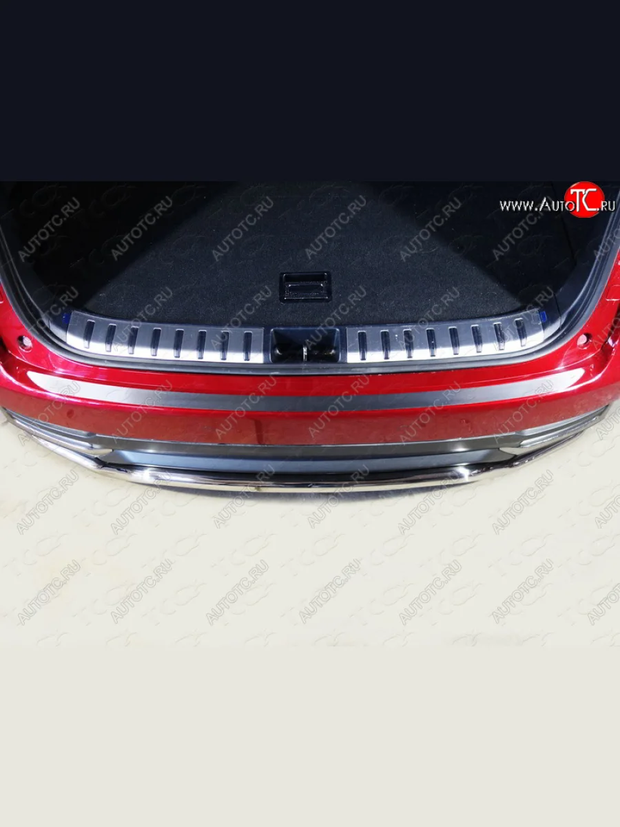 Накладка на задний бампер, ТСС Тюнинг Lexus NX200 Z10 рестайлинг (2017-2021) (Лист шлифованный)  в Керчи Республика Крым