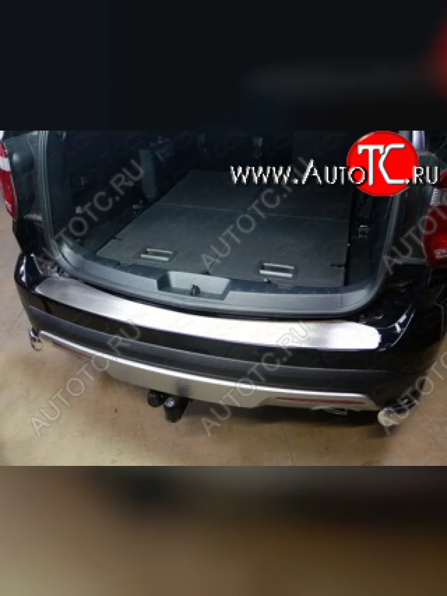 Накладка на задний бампер, ТСС Тюнинг Ford Explorer U502 1-ый рестайлинг, 5 дв. (2015-2018) (Лист шлифованный)  в Самаре Самарской области