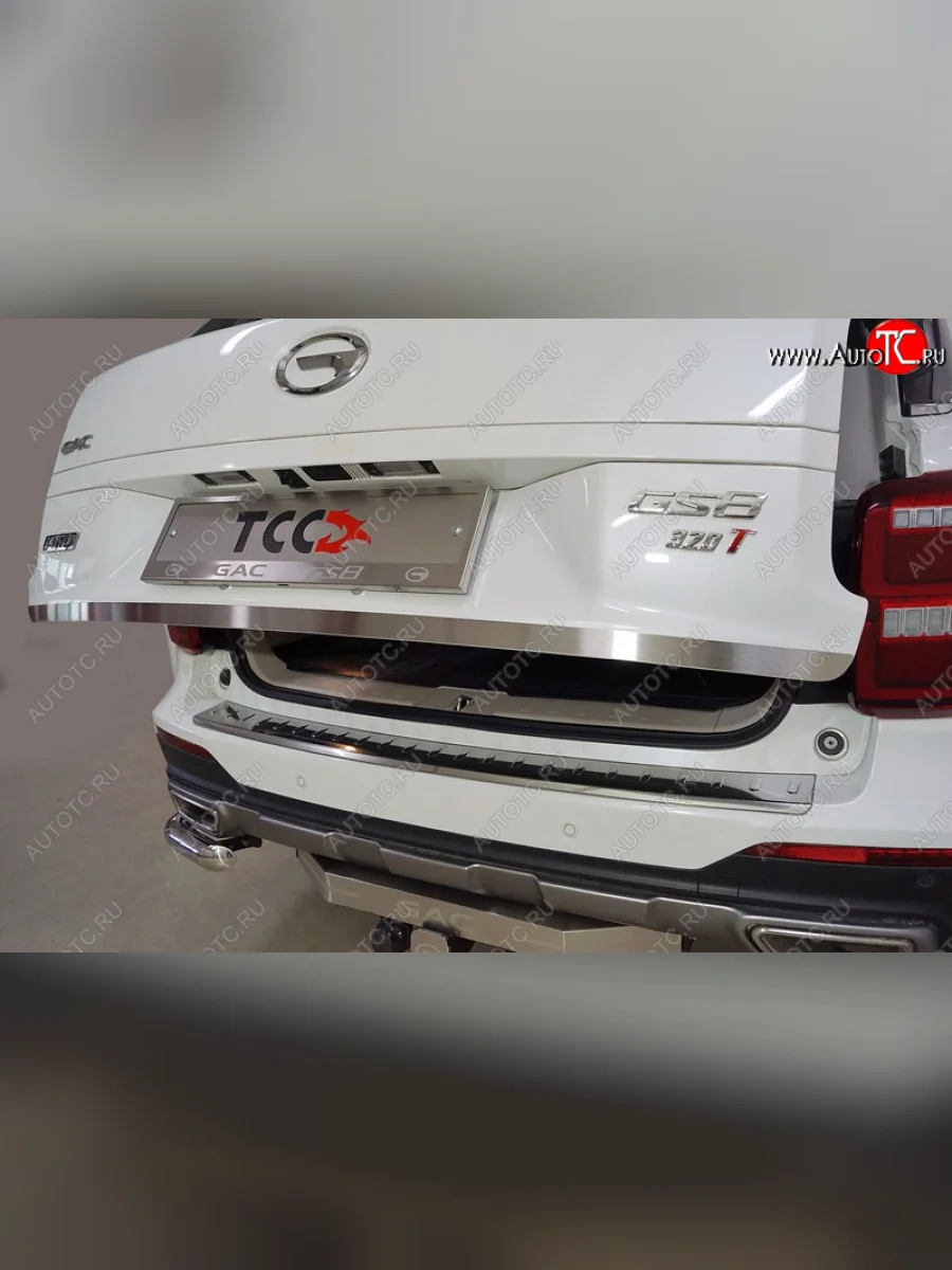 Накладка на заднюю дверь, ТСС Тюнинг GAC GS8 (2016-2023) (лист шлифованный)  с доставкой в г. Пермь