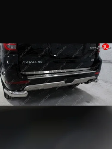 Накладка на заднюю дверь, ТСС Тюнинг (Лист шлифованный) Haval H9 1-ый рестайлинг (2017-2019)