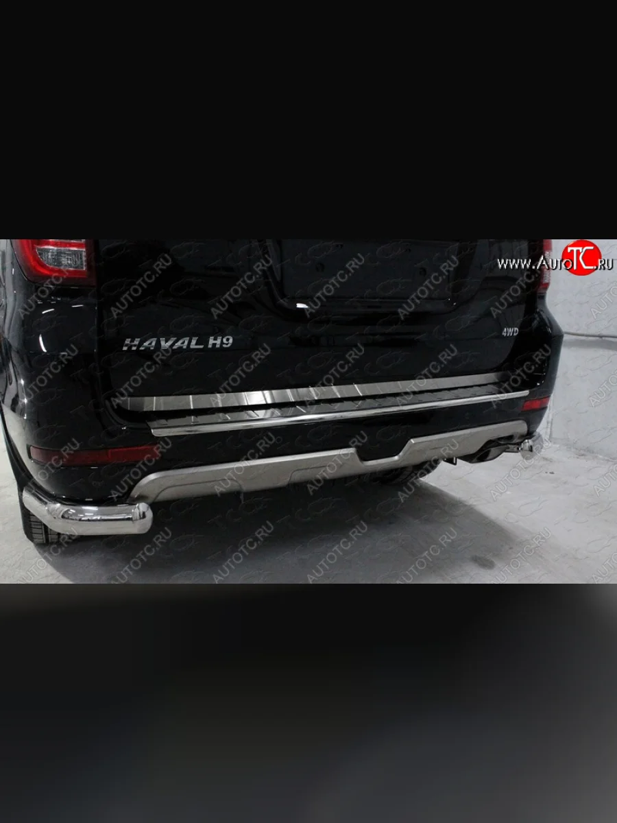 Накладка на заднюю дверь, ТСС Тюнинг Haval H9 1-ый рестайлинг (2017-2019) (Лист шлифованный)  в Керчи Республика Крым