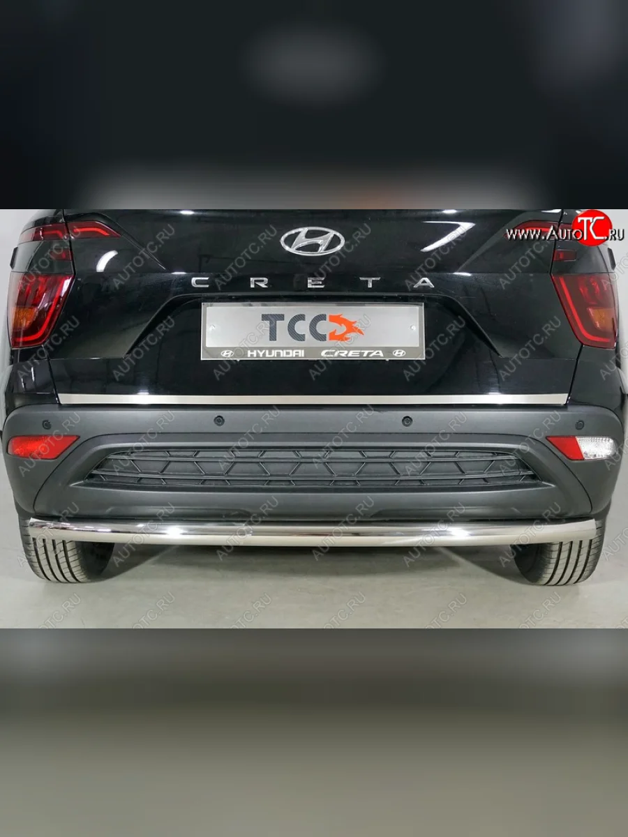  Накладка на заднюю дверь, ТСС Тюнинг  Hyundai Creta (2020-2022) SU (Лист шлифованный)  в Самаре Самарской области