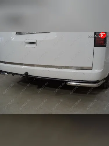 Накладка на заднюю дверь, ТСС Тюнинг (Лист шлифованный) Hyundai Staria  US4 (2021-2022)