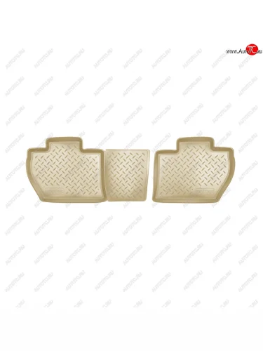 Коврики салонные (зад) Norplast (бежевый) CITROEN Berlingo B9 дорестайлинг (2008-2016)