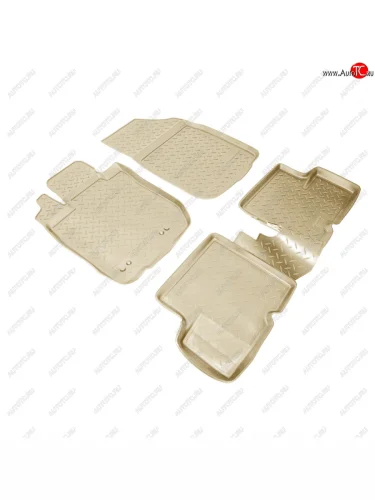 Коврики салонные Norplast (бежевый) Renault Duster HS рестайлинг (2015-2021)