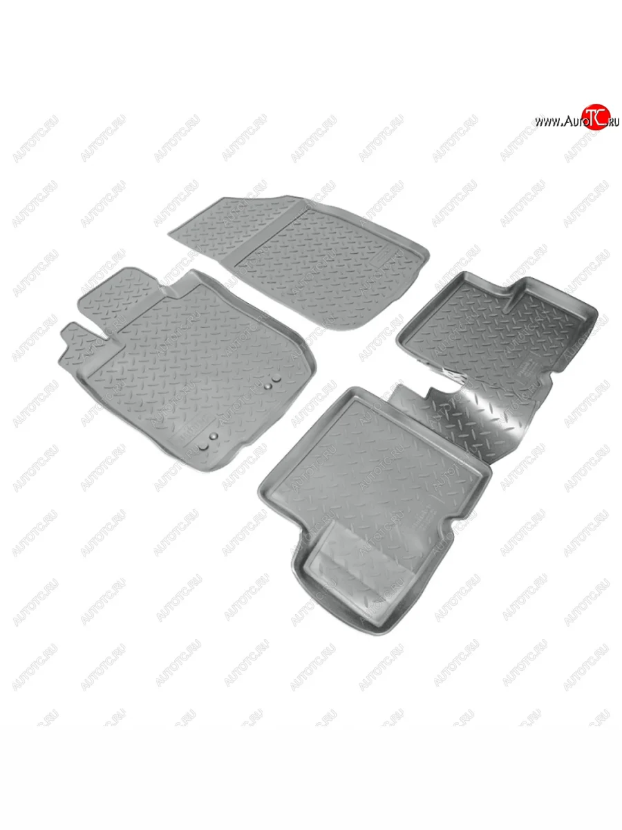 Коврики салонные Norplast Nissan Terrano D10 дорестайлинг (2013-2016) (серый)  в Самаре Самарской области