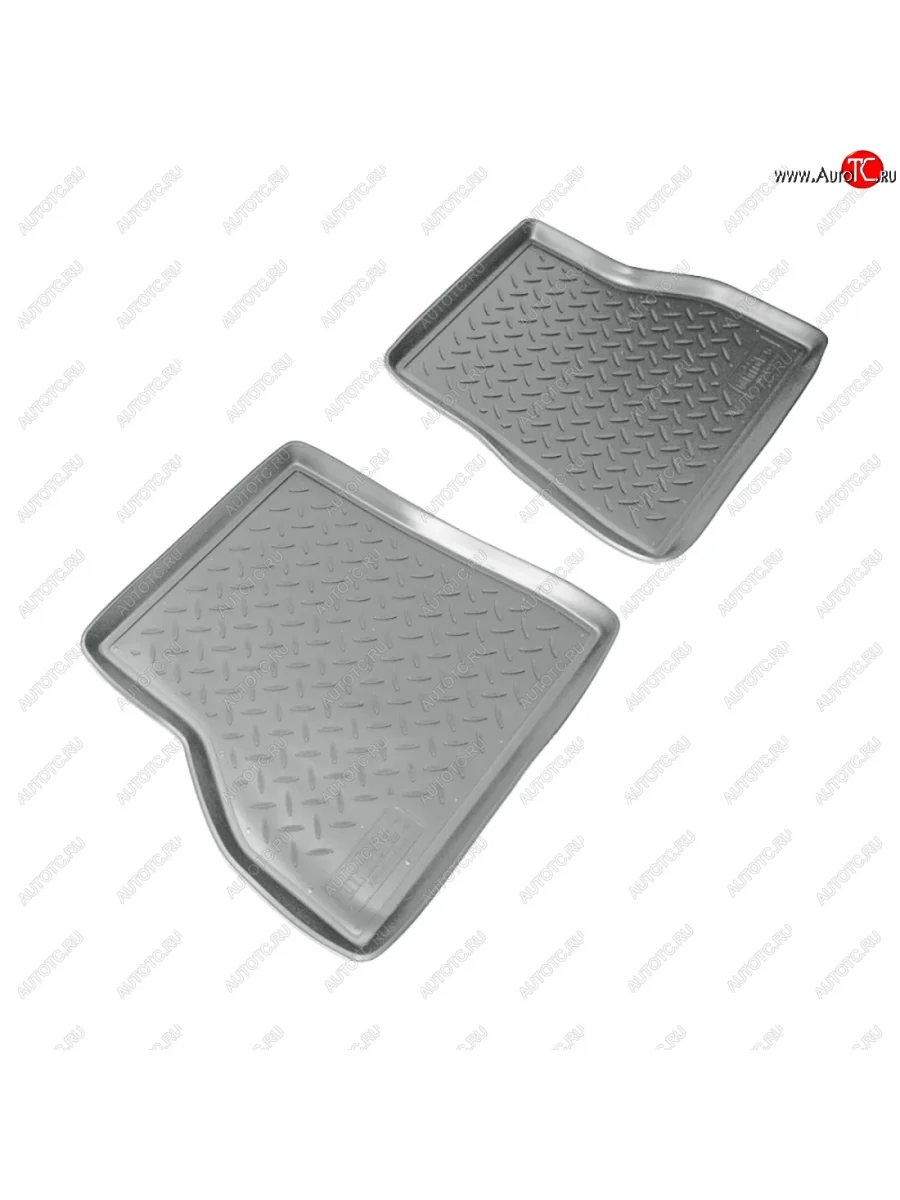 Коврики салонные (зад) Norplast Renault Kangoo KC 1- дорестайлинг (1997-2003) (серый)  с доставкой в г. Пермь