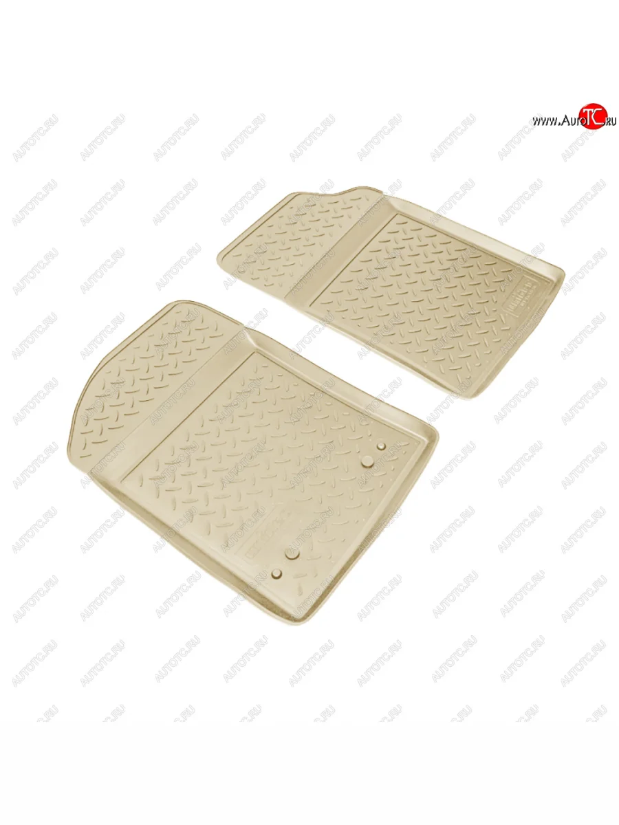 Коврики салонные (пер)  Norplast Renault Kangoo KC 1- дорестайлинг (1997-2003) (бежевый)  с доставкой в г. Пермь