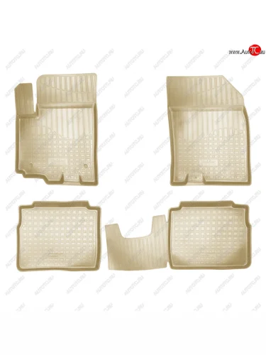 Коврики салонные Norplast (бежевый) Suzuki SX4 JYB, JYA хэтчбэк дорестайлинг (2013-2016)