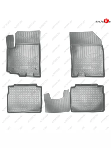 Коврики салонные Norplast  (серый) Suzuki SX4 JYB, JYA хэтчбэк дорестайлинг (2013-2016)