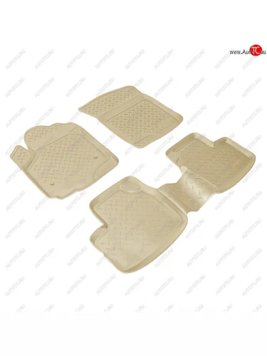 Коврики салонные Norplast (бежевый) Suzuki Swift  ZC11S,ZC21S, ZD11S (2008-2010) рестайлинг, хэтчбэк 5 дв.