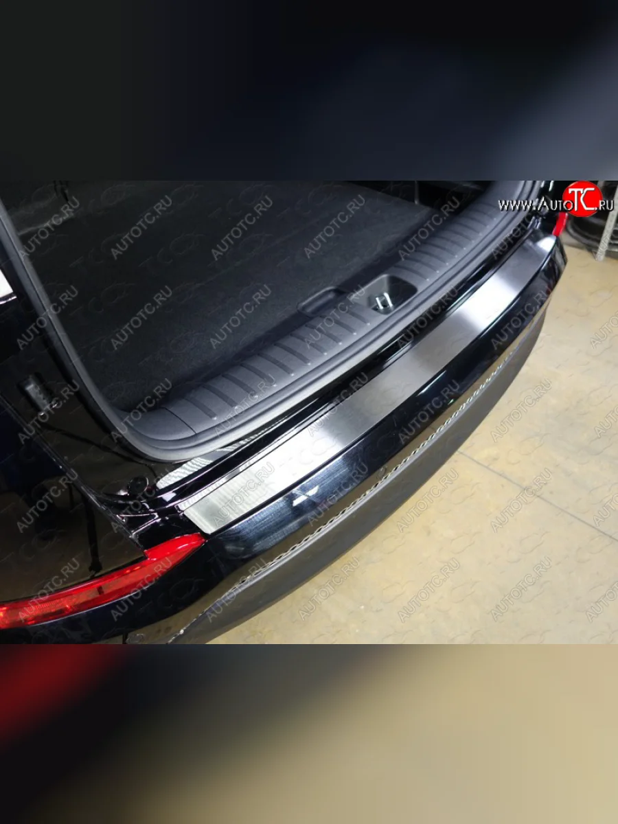 Накладка на задний бампер, ТСС Тюнинг Mercedes-Benz X class W470 (2017-2020) (Лист шлифованный)  в Керчи Республика Крым