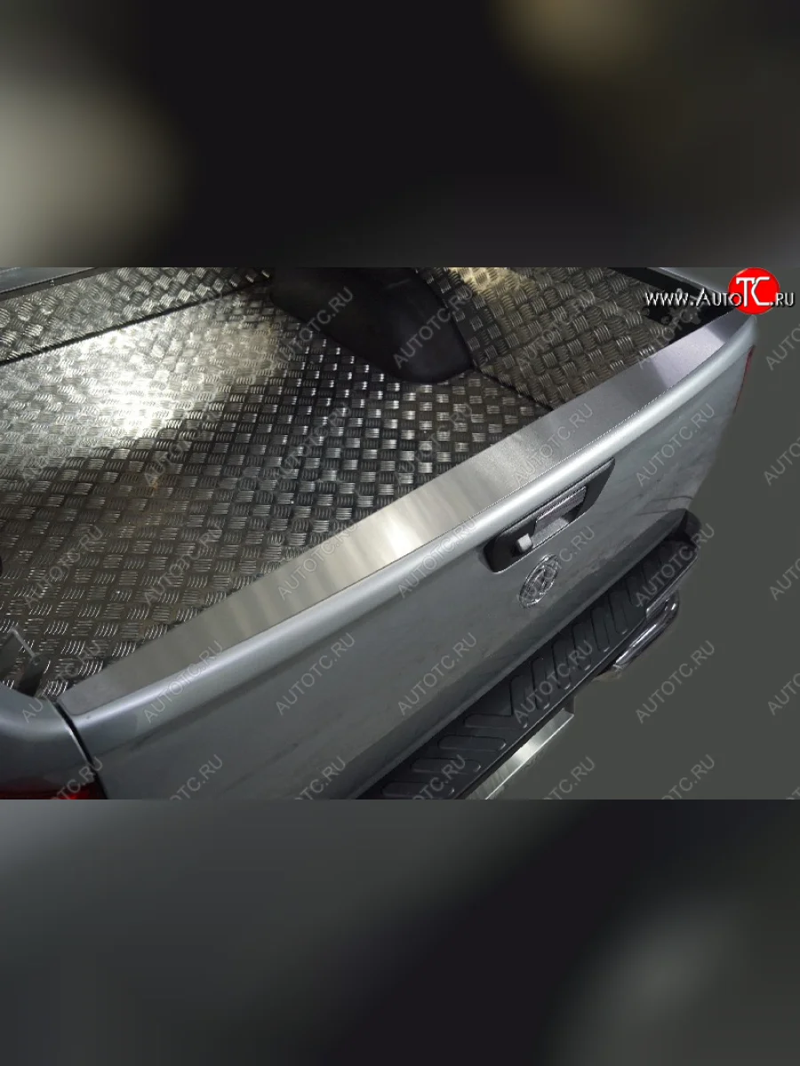 Накладка на задний бампер, ТСС Тюнинг Dong Feng DF6 пикап (2022-2025) (Лист шлифованный)  с доставкой в г. Керчь