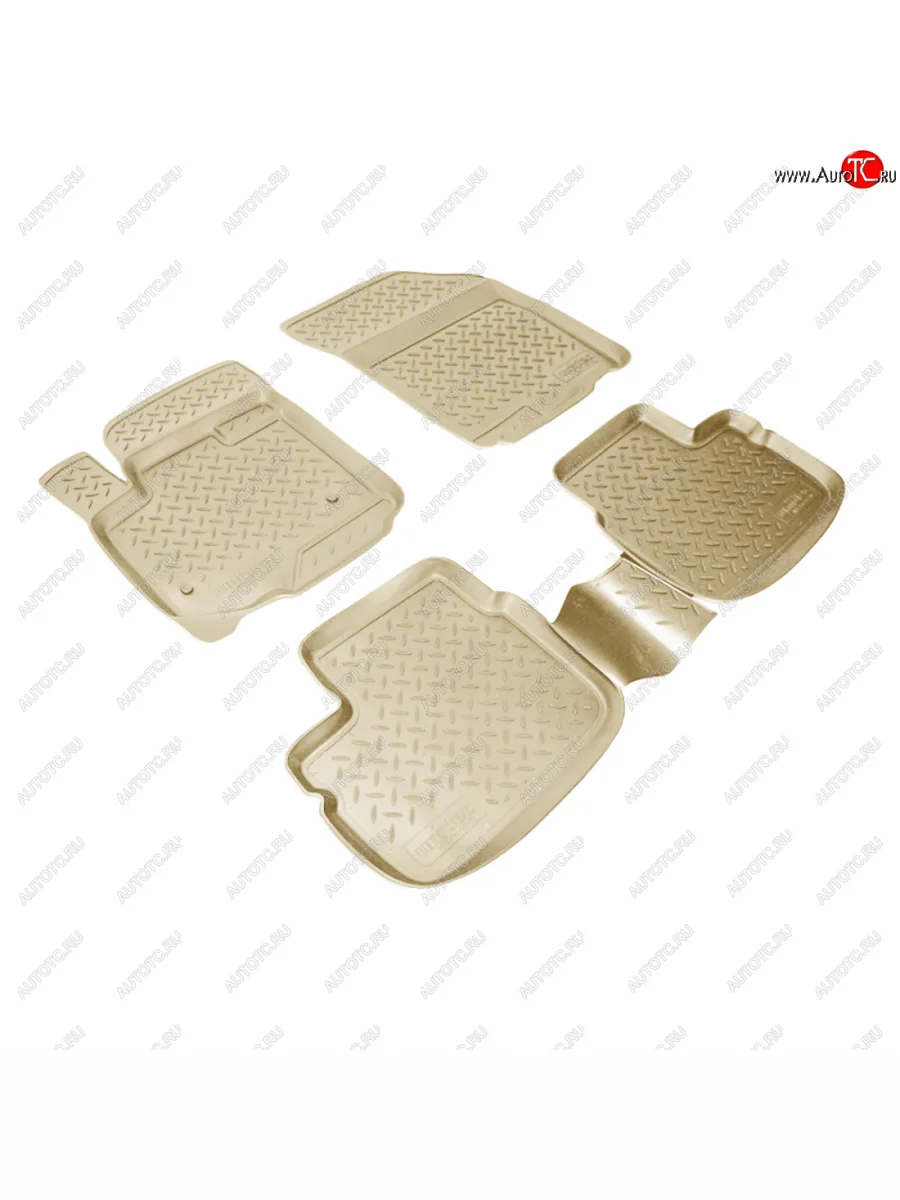 Коврики салонные Norplast Suzuki SX4 YA21S,YB21S дорестайлинг, хэтчбэк (2006-2011) (бежевый)  в Керчи Республика Крым