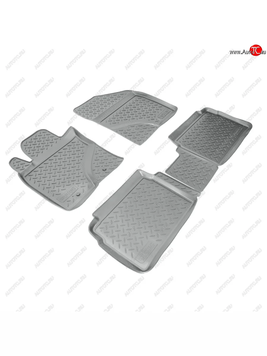 Коврики салонные Norplast Toyota Avensis T270 седан дорестайлинг (2008-2011) (серый)  в Керчи Республика Крым