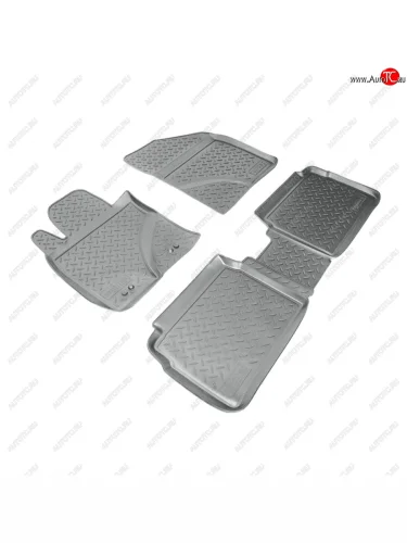 Коврики салонные  Norplast (серый) Toyota Avensis ( T270 седан,  T270 универсал) (2011-2015) 1-ый рестайлинг