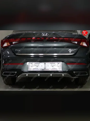 Накладка на заднюю дверь, ТСС Тюнинг (Лист шлифованный) KIA K5 DL (2019-2022)