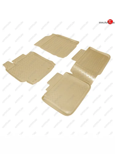 Коврики салонные Norplast (бежевый) Toyota Camry XV50 дорестайлинг (2011-2014)