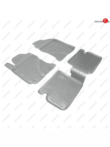 Коврики салонные Norplast (серый) Toyota Corolla E120 седан дорестайлинг (2000-2004)