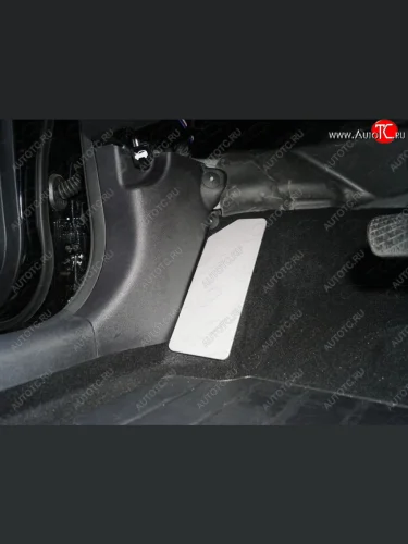 Накладка площадки левой ноги, ТСС Тюнинг (лист алюминий 4мм) Geely Atlas NL3 (2016-2022)