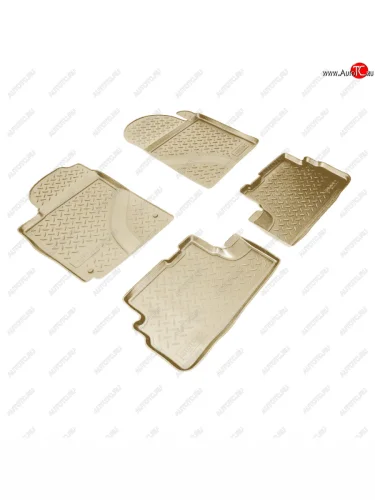 Коврики салонные Norplast (бежевый) Toyota Corolla Verso AR10 (2004-2009)