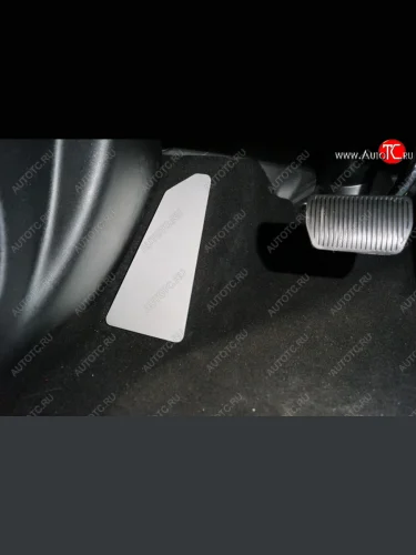 Накладка площадки левой ноги, ТСС Тюнинг (лист алюминий 4мм) Haval Dargo (2022-2025)