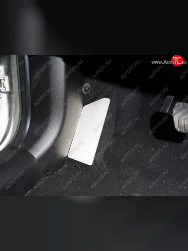 Накладка площадки левой ноги, ТСС Тюнинг (лист алюминий 4мм) Haval Jolion рестайлинг (2024-2025)