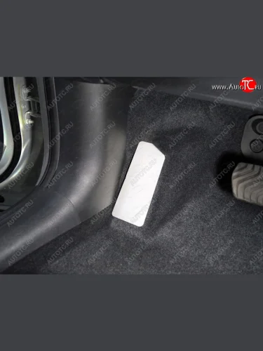 Накладка площадки левой ноги, ТСС Тюнинг (лист алюминий 4мм) INFINITI Qx50 J55 (2017-2022)