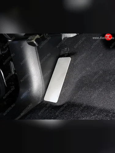 Накладка площадки левой ноги, ТСС Тюнинг (лист алюминий 4мм) INFINITI QX80 Z62 2-ой рестайлинг (2018-2024)