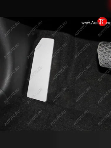 Накладка площадки левой ноги, ТСС Тюнинг JAC JS4 (2021-2025) (лист алюминий 4мм)