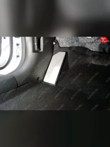Накладка площадки левой ноги, ТСС Тюнинг (лист алюминий 4мм) KIA K5 DL (2019-2022)