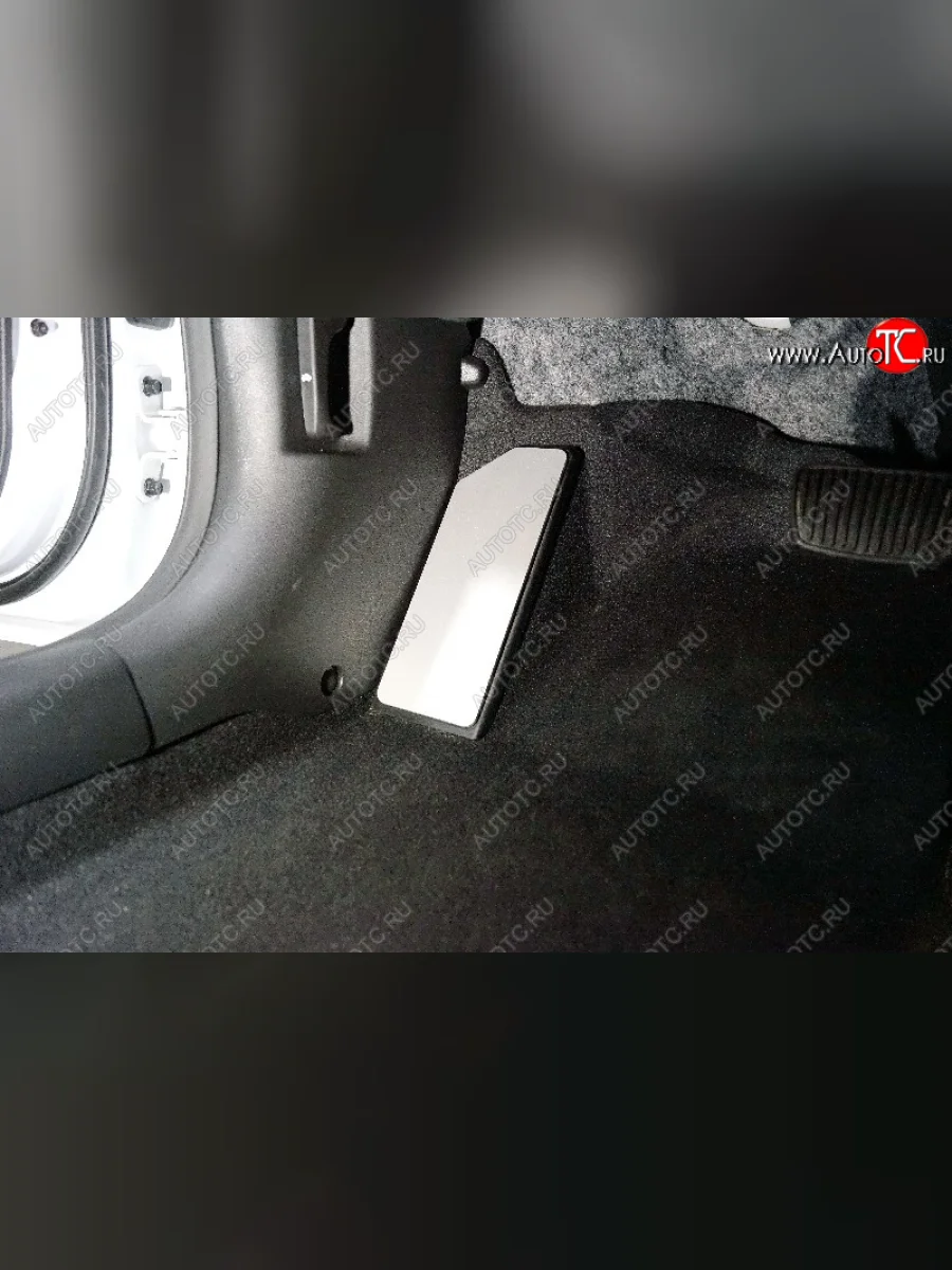 Накладка площадки левой ноги, ТСС Тюнинг KIA K5 DL (2019-2022) (лист алюминий 4мм)  в Перми Пермском крае