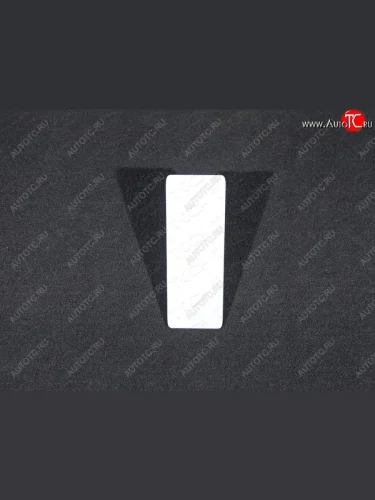 Накладка площадки левой ноги, ТСС Тюнинг (лист алюминий 4мм) Skoda Kodiaq 1 NS7 дорестайлинг (2017-2021)