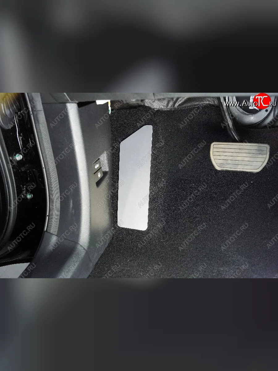 Накладка площадки левой ноги, ТСС Тюнинг Great Wall Poer KingKong пикап (2021-2025) (лист алюминий 4мм)  в Керчи Республика Крым